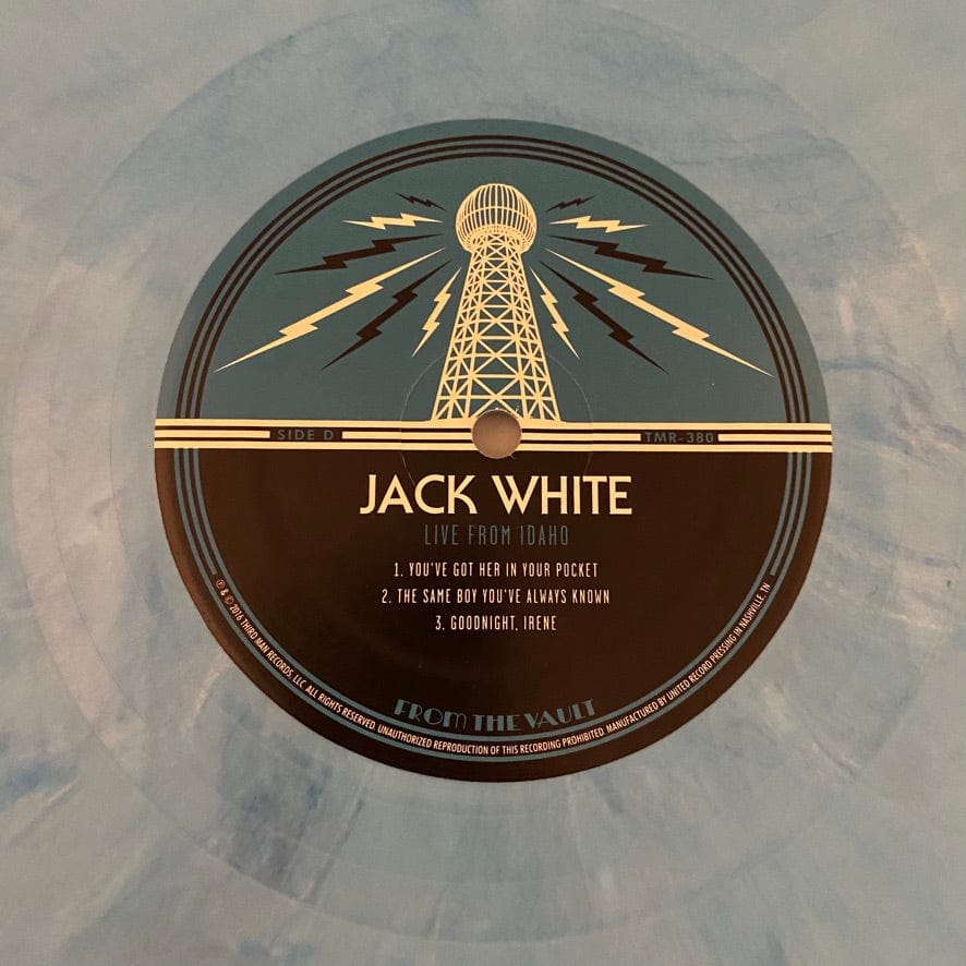 Jack White – Acoustic Tour 2015 2LP USED NM/VG+ Blue Marble Vinyl Box Set w/ DVD - Image 8