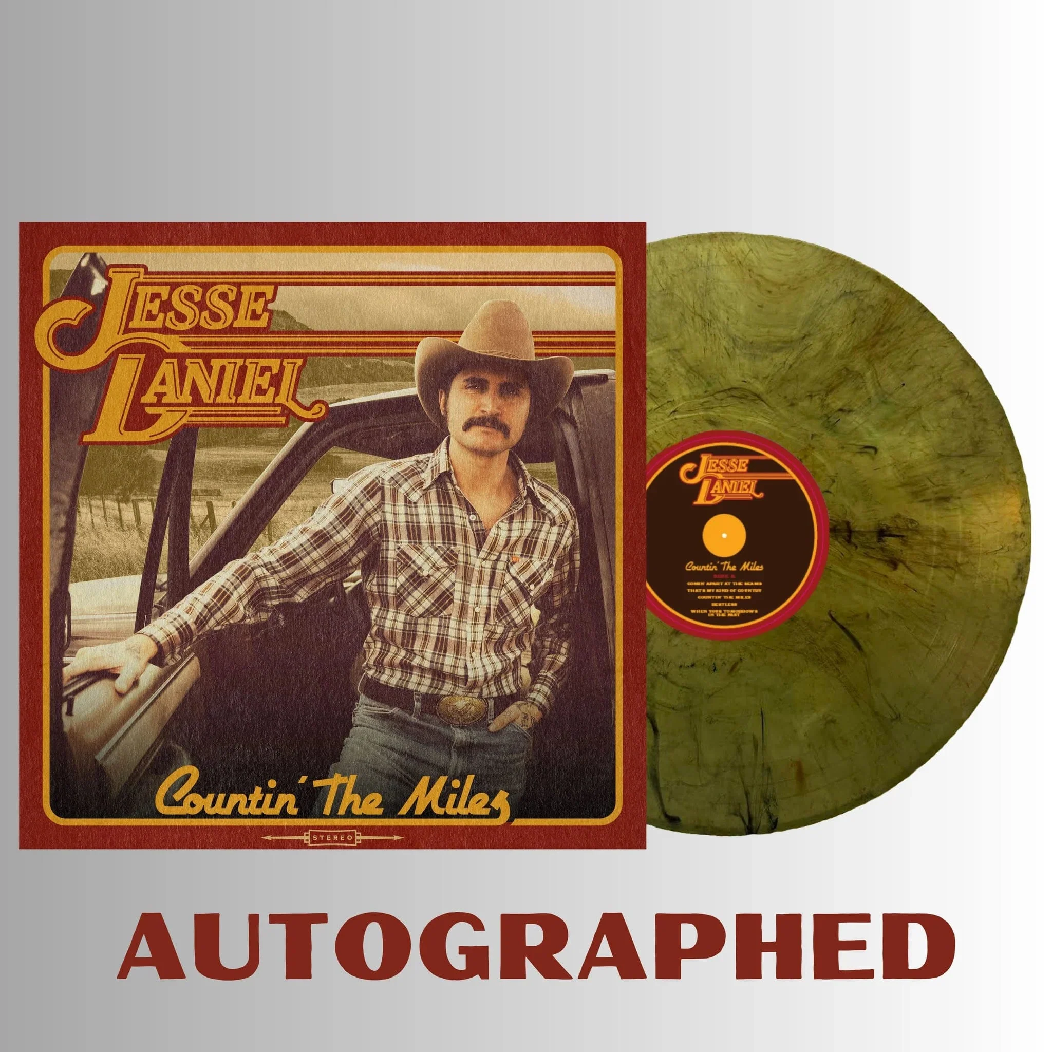 Jesse Daniel - Countin' the Miles LP NEW COLOR VINYL