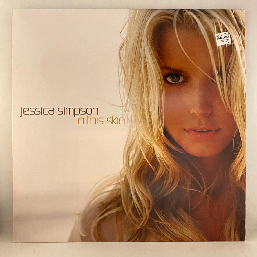 Jessica Simpson – In This Skin LP USED NM/NM Blue Vinyl - NO 7"