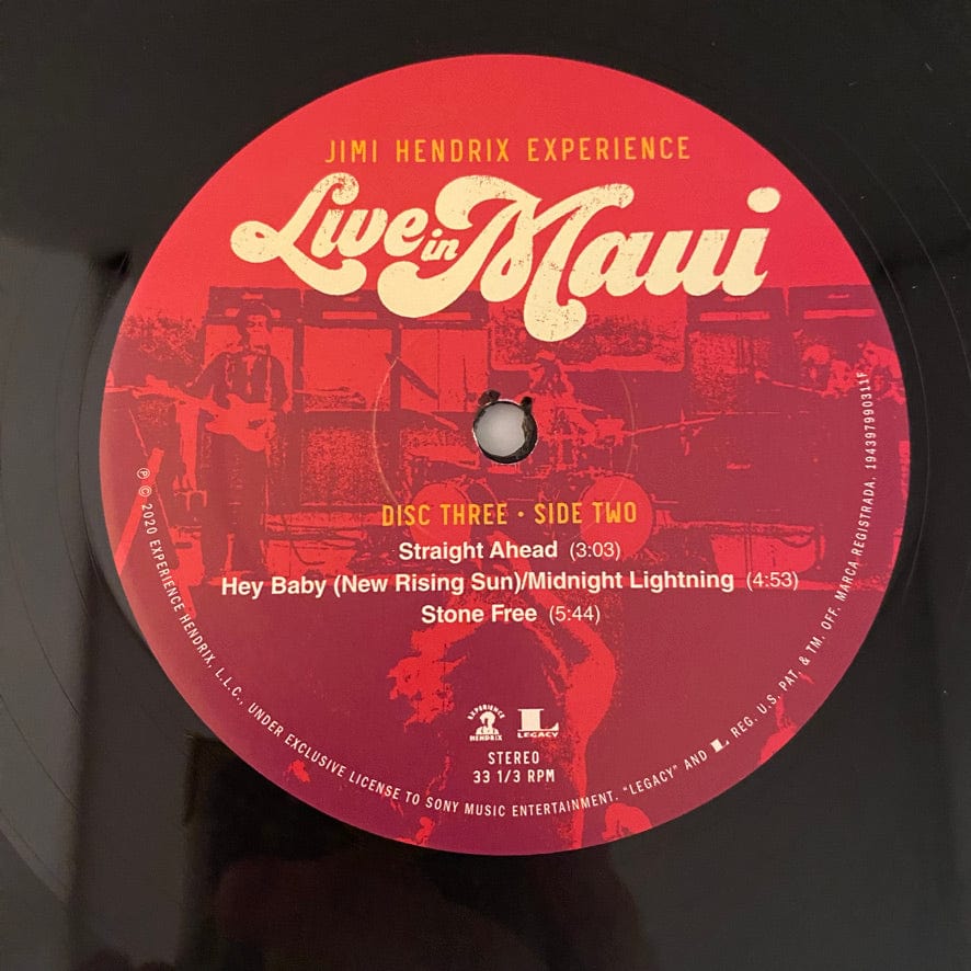 Jimi Hendrix Experience – Live In Maui 3LP USED NM/VG++ NO BLU-RAY - Image 14