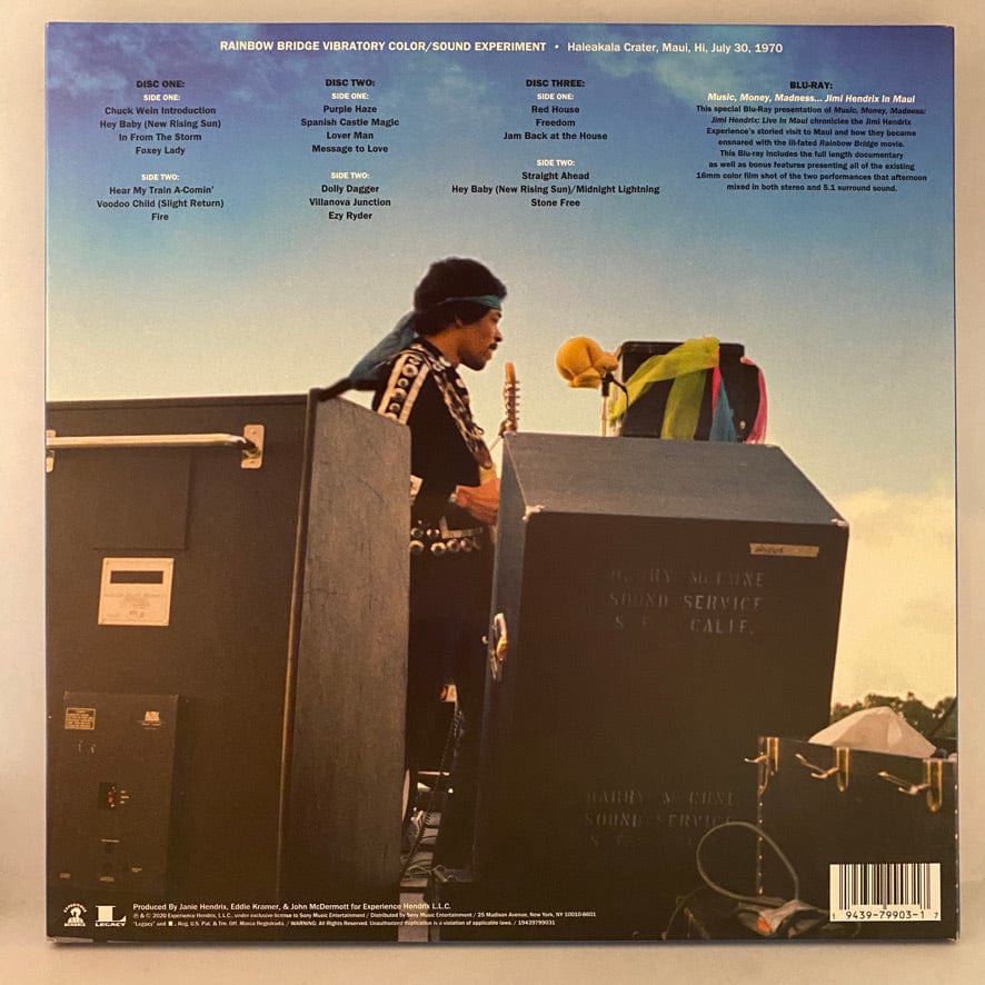 Jimi Hendrix Experience – Live In Maui 3LP USED NM/VG++ NO BLU-RAY - Image 2