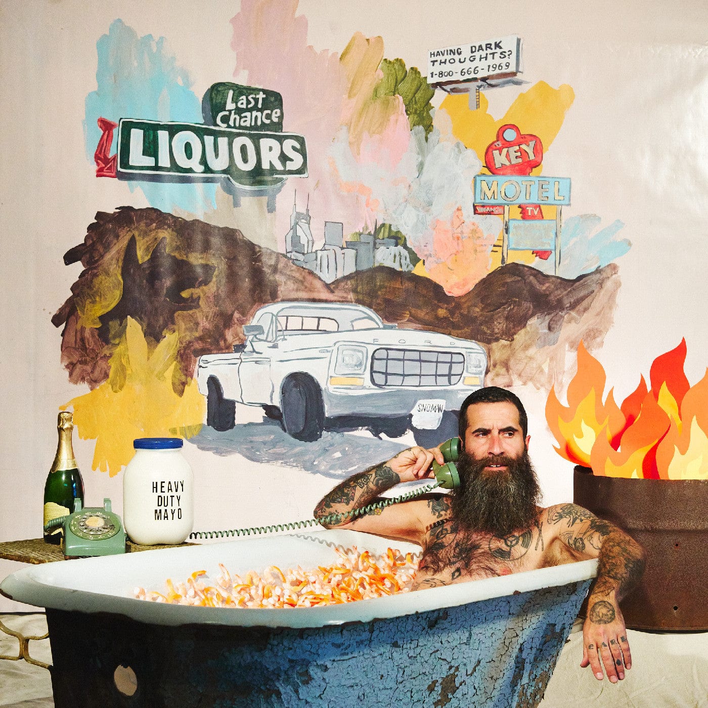 JP Harris - JP Harris Is A Trash Fire LP NEW CLEAR VINYL