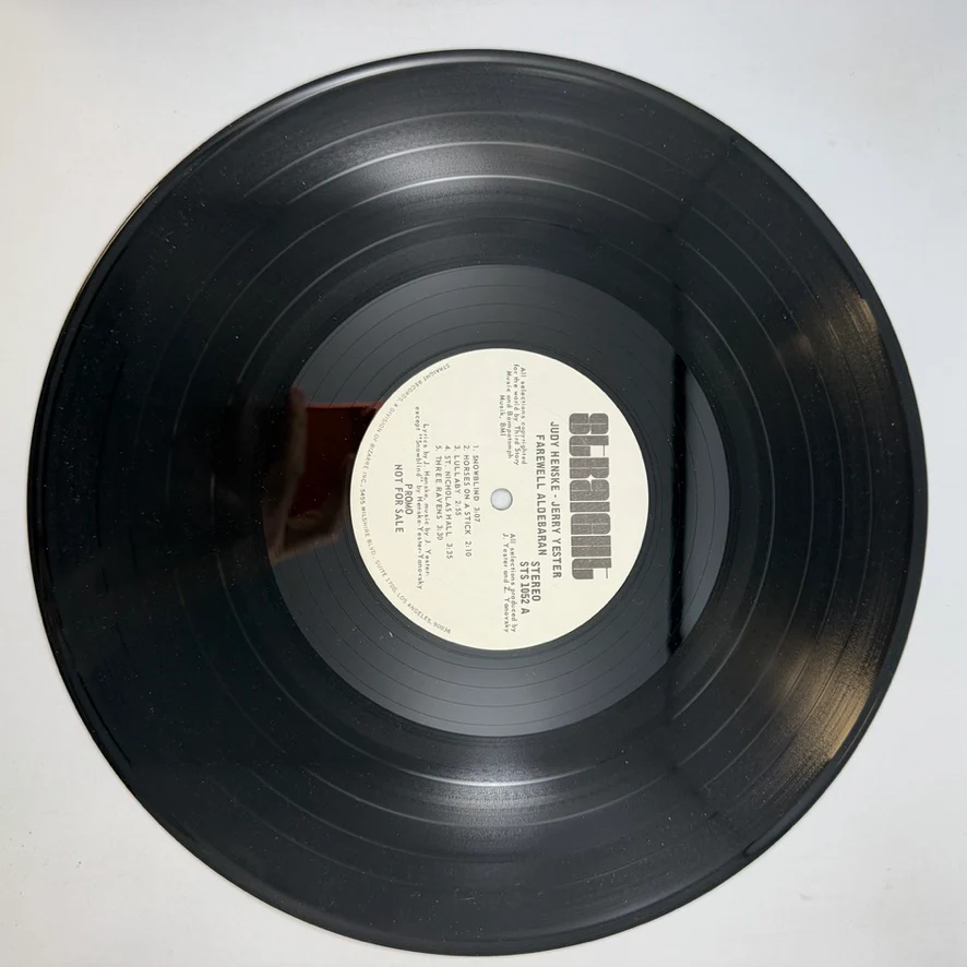 Judy Henske & Jerry Yester – Farewell Aldebaran LP USED Vinyl VG+/VG - Image 3
