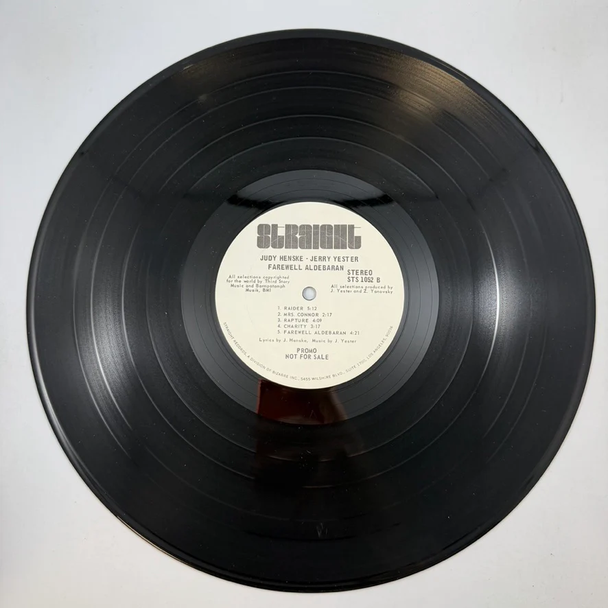 Judy Henske & Jerry Yester – Farewell Aldebaran LP USED Vinyl VG+/VG - Image 4