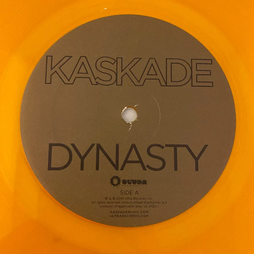 Kaskade – Dynasty 2LP USED NM/VG+ Gold & Blue Vinyl - Image 7
