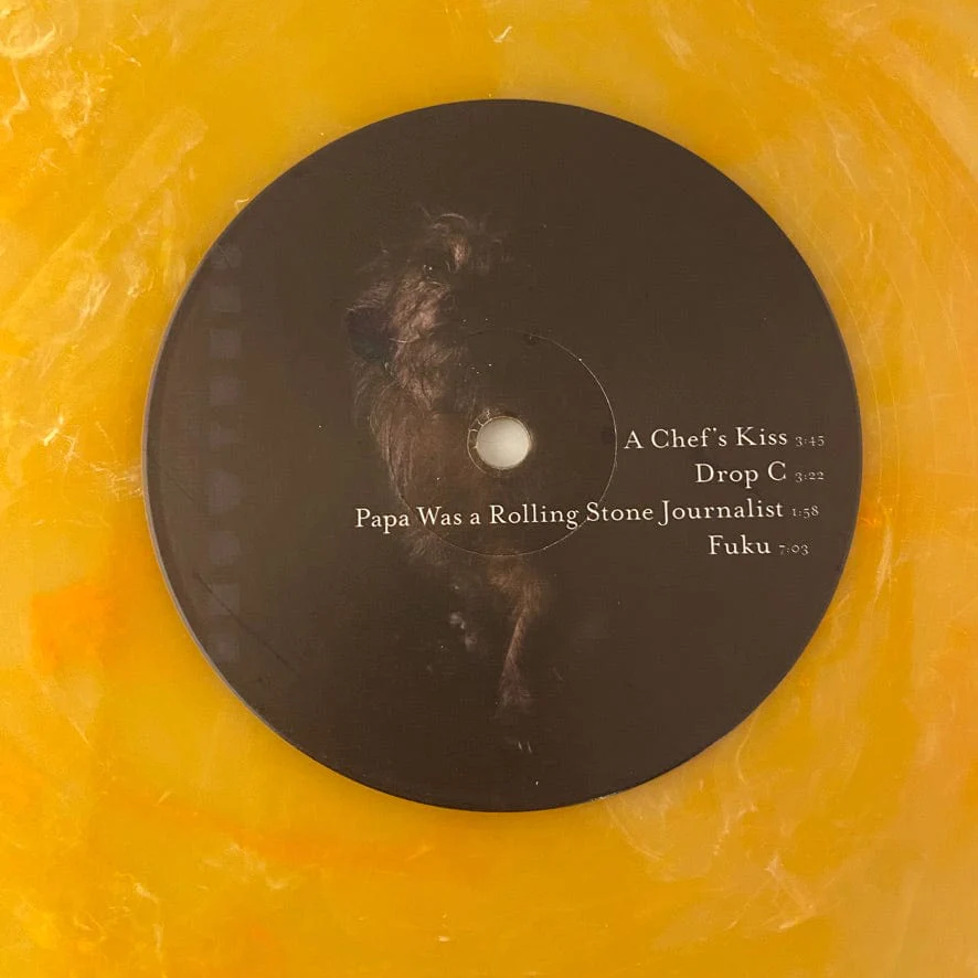Lambchop – Showtunes LP USED NM/NM Orange & White Clear Swirl Vinyl - Image 3