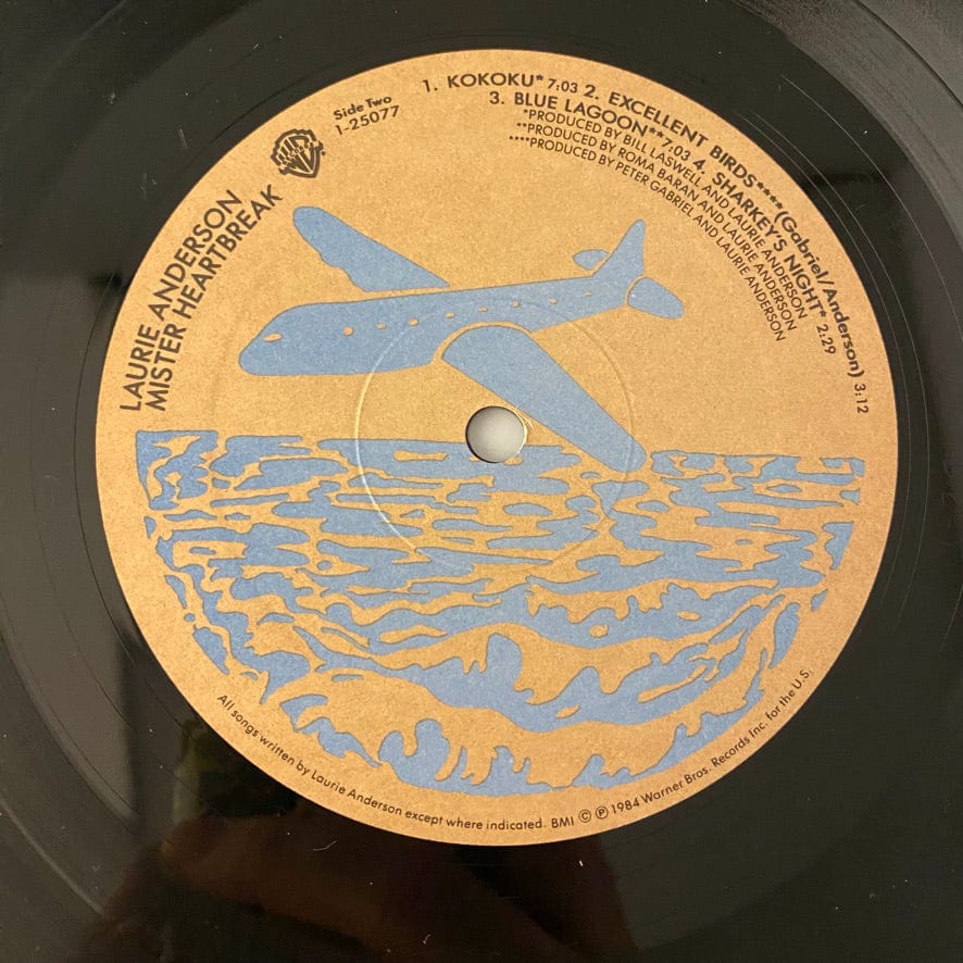 Laurie Anderson – Mister Heartbreak LP USED NM/VG - Image 6