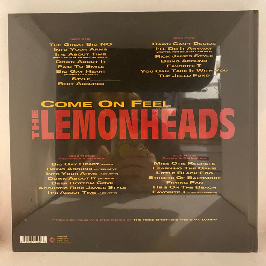 Lemonheads – Come On Feel The Lemonheads 2LP USED NOS STILL SEALED 30th Anniversary Bookback - Image 2