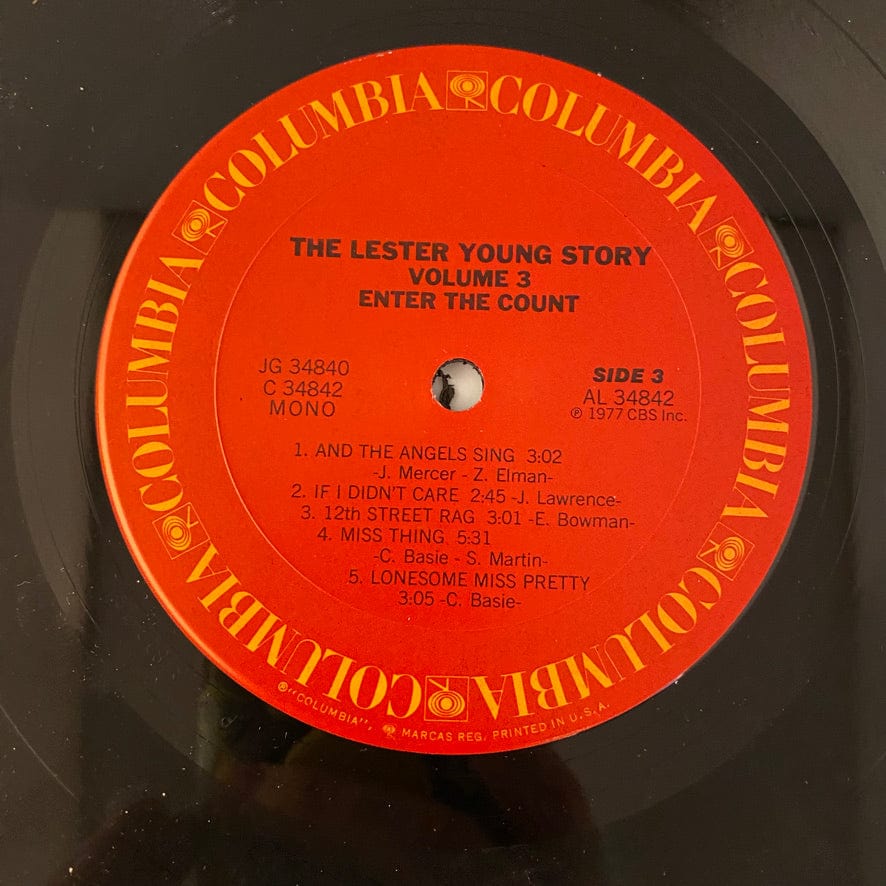 Lester Young – The Lester Young Story / Volume 3 Enter The Count 2LP USED VG+/VG+ - Image 4