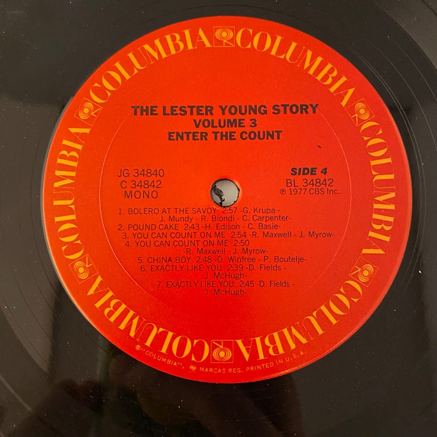 Lester Young – The Lester Young Story / Volume 3 Enter The Count 2LP USED VG+/VG+ - Image 7