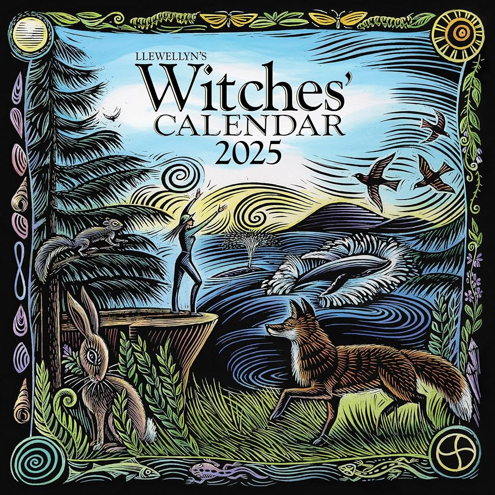 Llewellyn's 2025 Witches' Calendar (Llewellyn's 2025 Calendars, Almanacs & Datebooks, 15) by Llewellyn, Thorn Mooney, Linda Raedisch, Brandon Weston, Michael Herkes, Lilith Dorsey, Laurel Woodward, Deborah Blake, Via Hedera, James Kambos, J. Allen Cross,