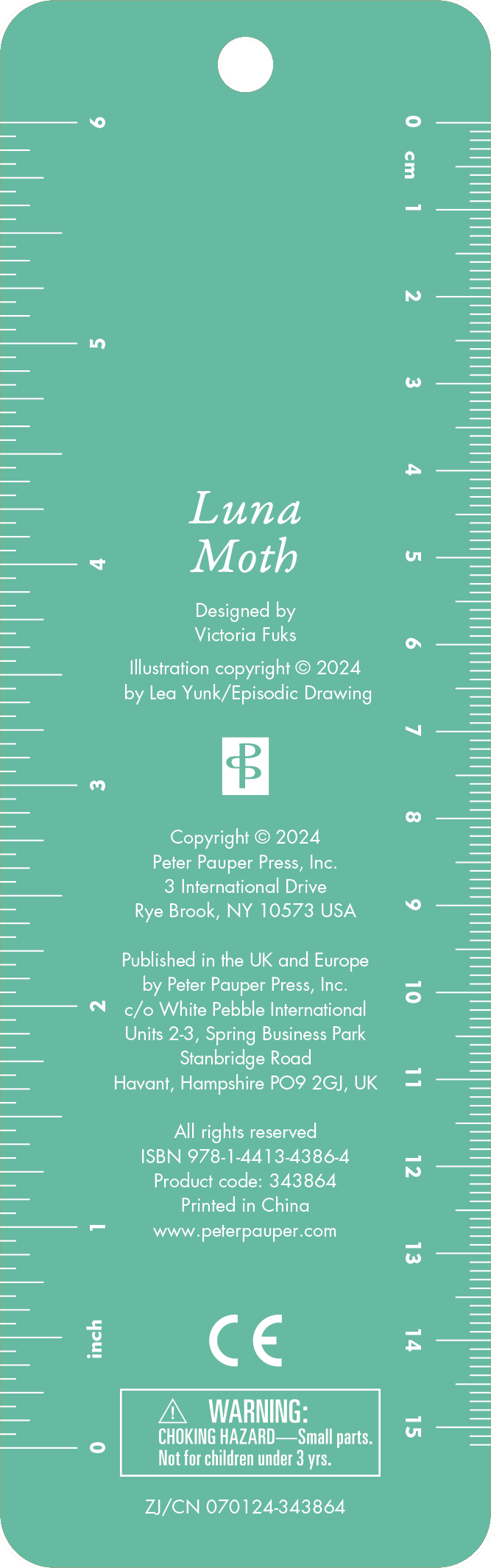 Luna Moth Beaded Bookmark - Image 3