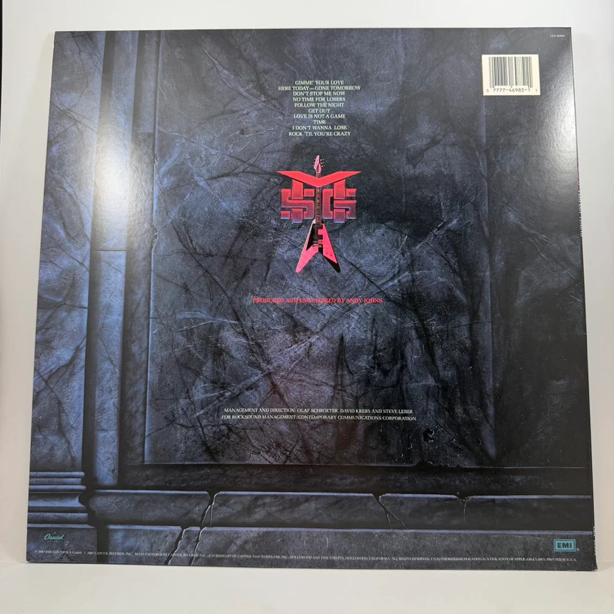 McAuley Schenker Group – Perfect Timing LP USED Vinyl VG++/NM - Image 2