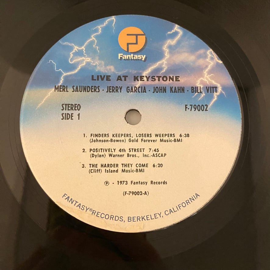 Merl Saunders, Jerry Garcia, John Kahn, Bill Vitt – Live At Keystone 2LP USED VG++/VG+ 1976 Pressing - Image 3