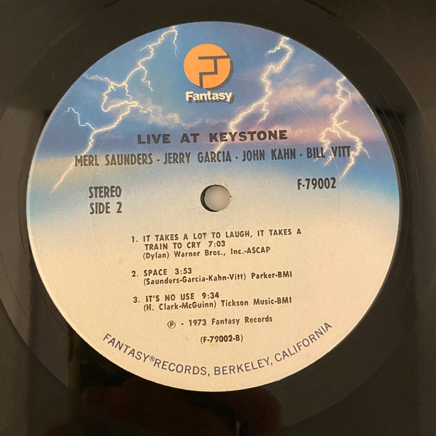 Merl Saunders, Jerry Garcia, John Kahn, Bill Vitt – Live At Keystone 2LP USED VG++/VG+ 1976 Pressing - Image 4