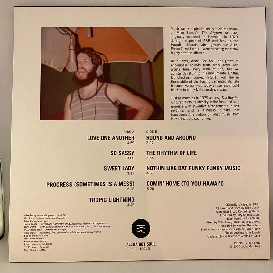 Mike Lundy – The Rhythm Of Life LP USED VG++/VG++ - Image 2