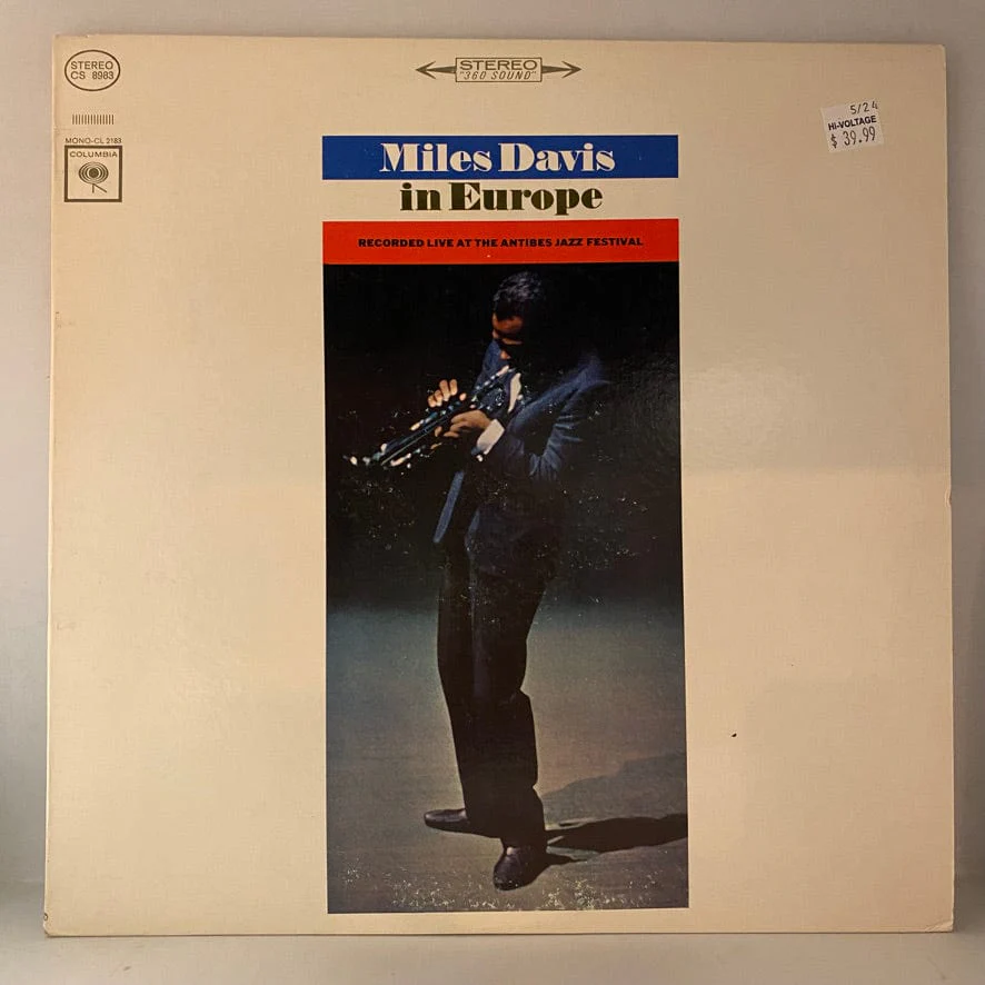 Miles Davis – Miles Davis In Europe LP USED VG++/VG++ 1964 Pressing