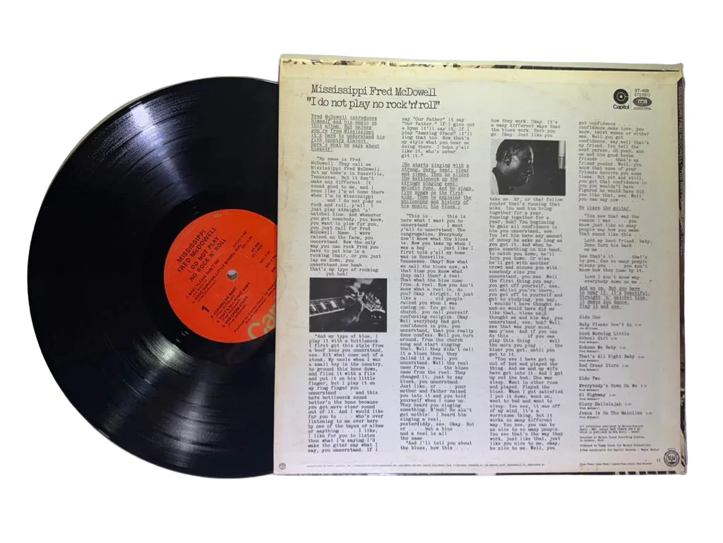 Mississippi Fred McDowell – I Do Not Play No Rock 'N' Roll LP USED Vinyl VG+/VG - Image 2