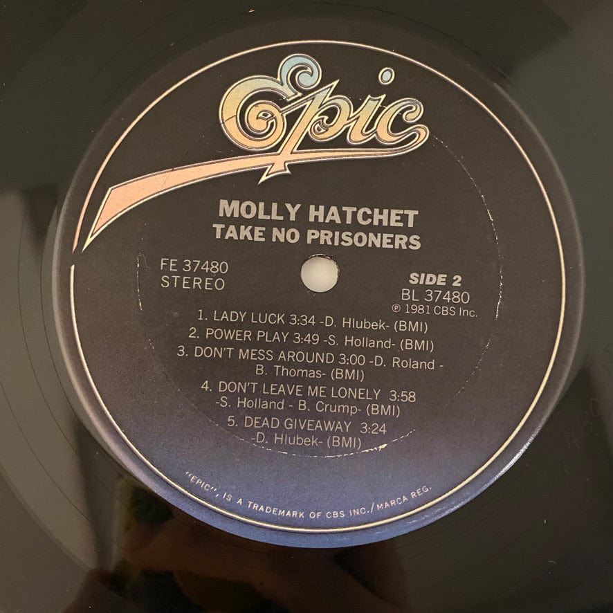 Molly Hatchet – Take No Prisoners LP USED VG++/VG - Image 4