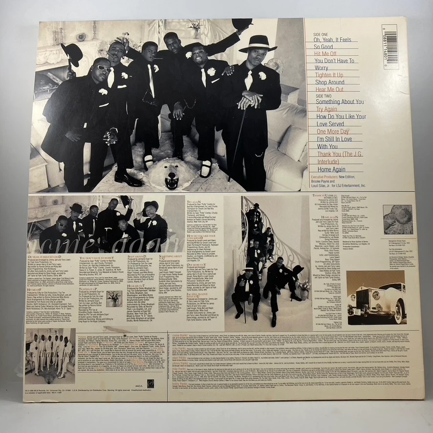 New Edition – Home Again LP USED Vinyl VG++/VG+ - Image 2