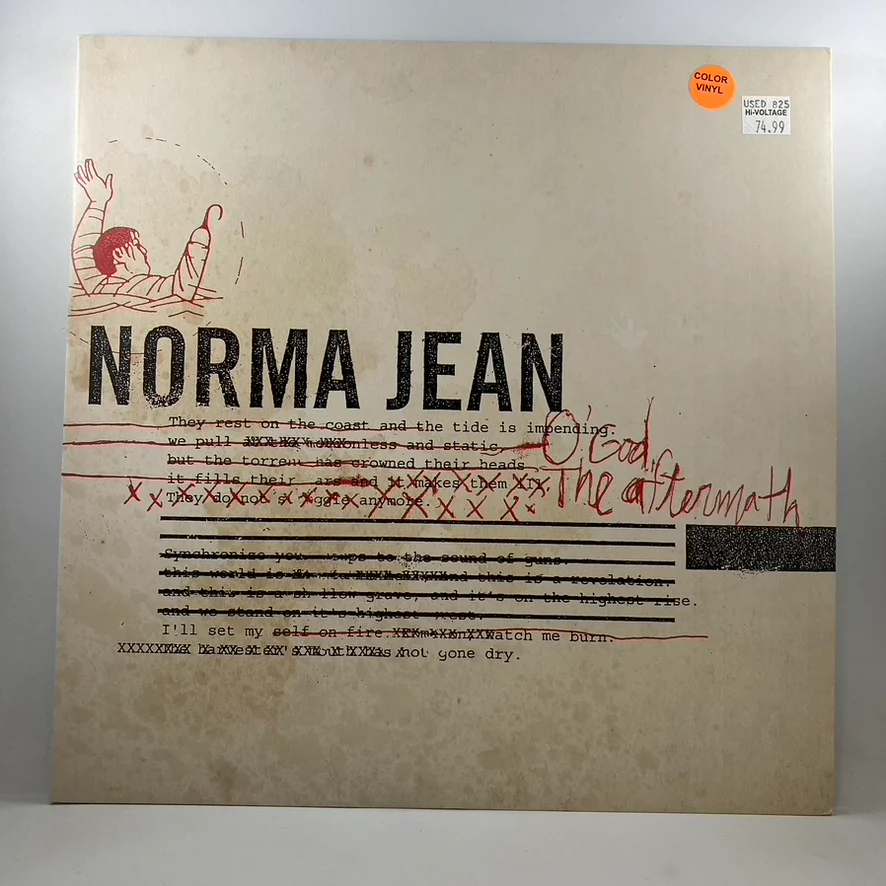 Norma Jean – O'God The Aftermath LP USED Vinyl NM/NM Color Vinyl