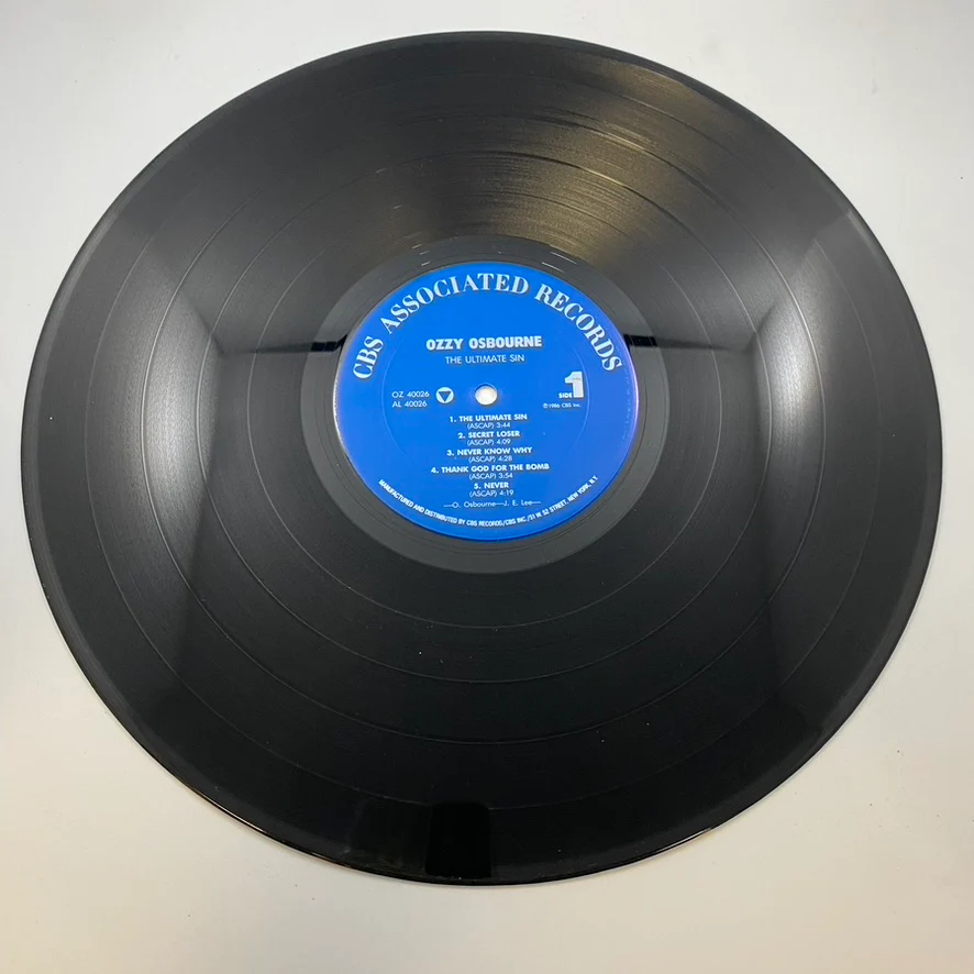 Ozzy Osbourne – The Ultimate Sin LP USED Vinyl VG+/VG - Image 4