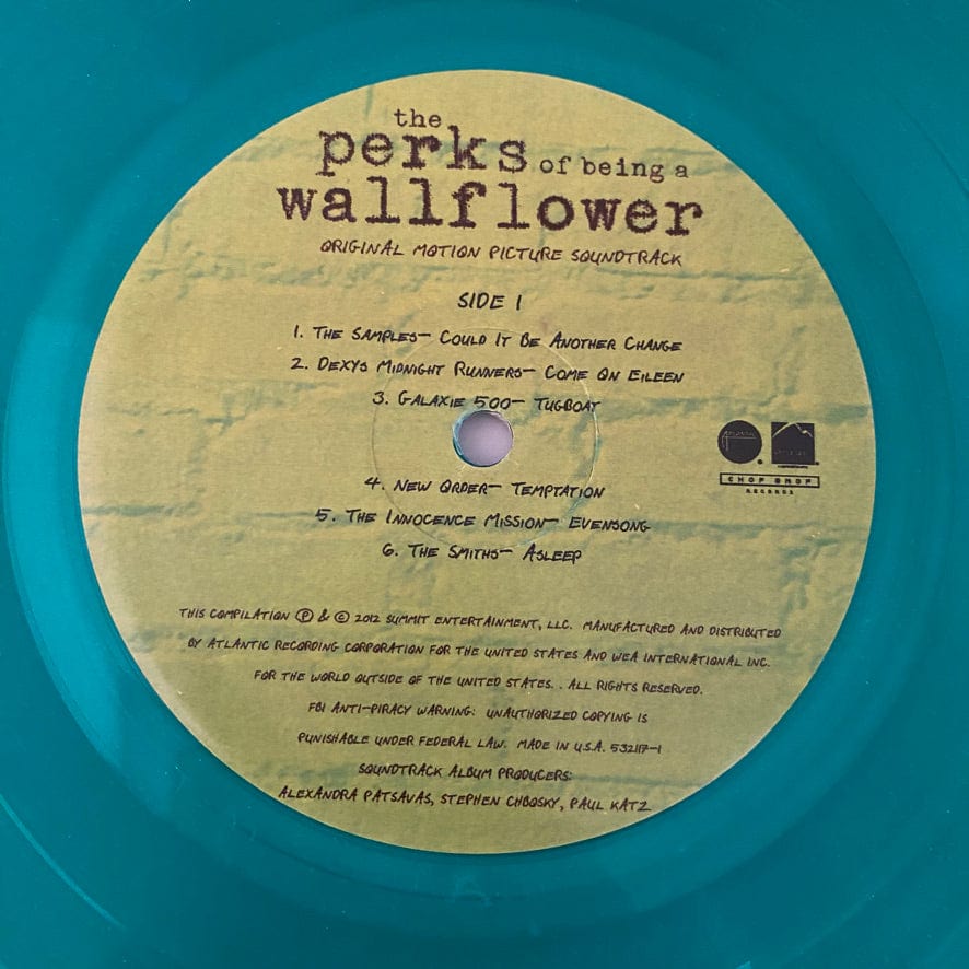 Perks Of Being A Wallflower LP USED VG++/VG+ Green Vinyl - Image 3