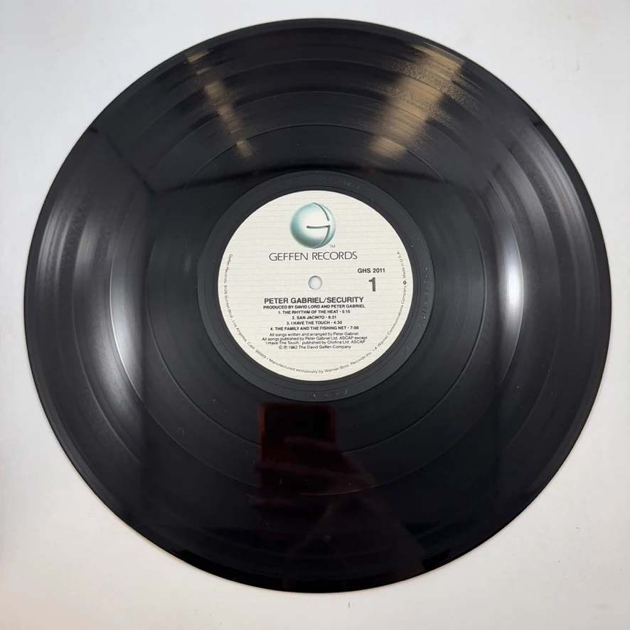 Peter Gabriel – Security LP USED Vinyl VG+/VG++ - Image 3