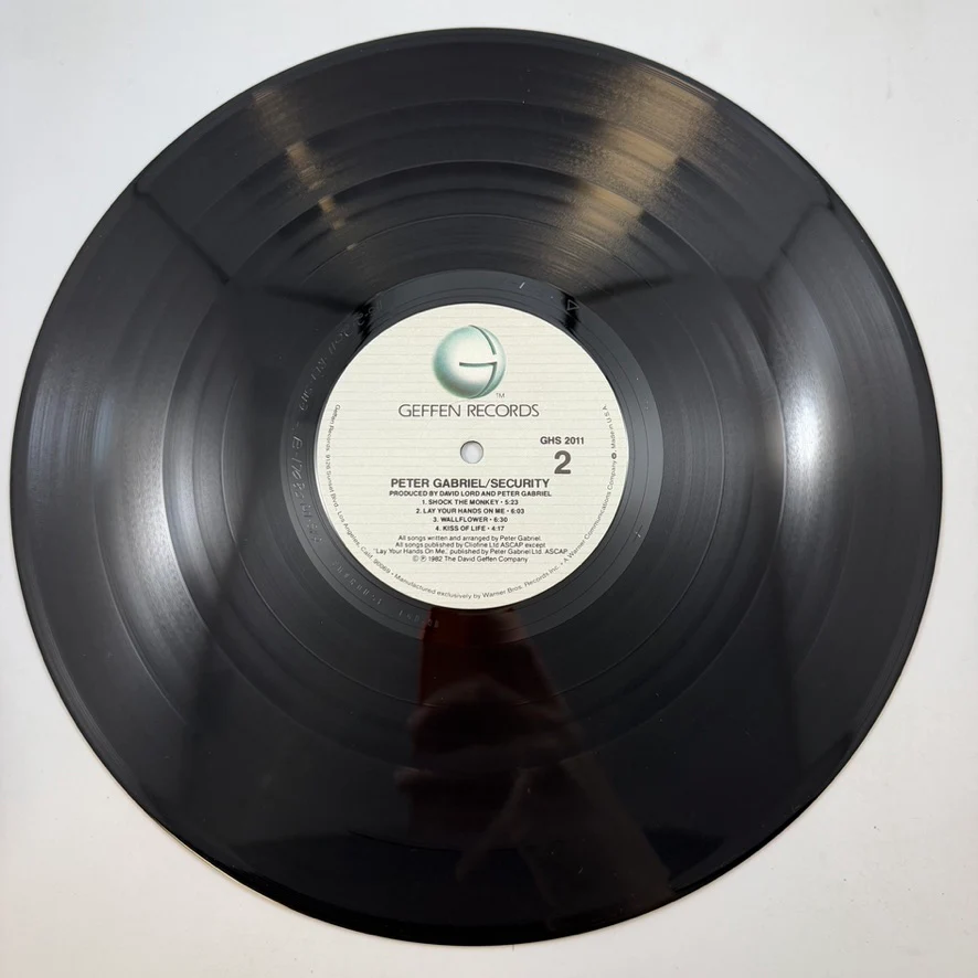 Peter Gabriel – Security LP USED Vinyl VG+/VG++ - Image 4