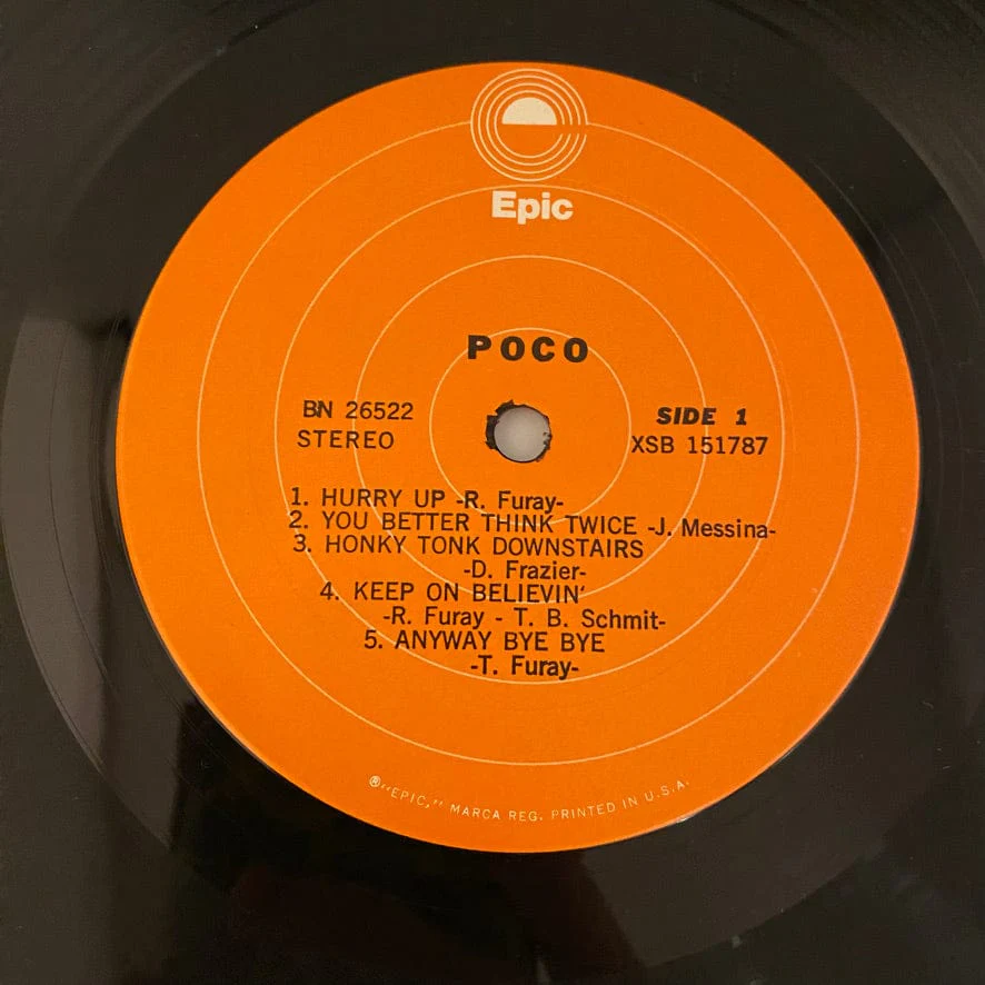 Poco – Poco LP USED VG++/VG+ 1973 Pressing - Image 3