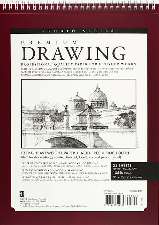 Premium Drawing Pad  9 X 12 - Image 3