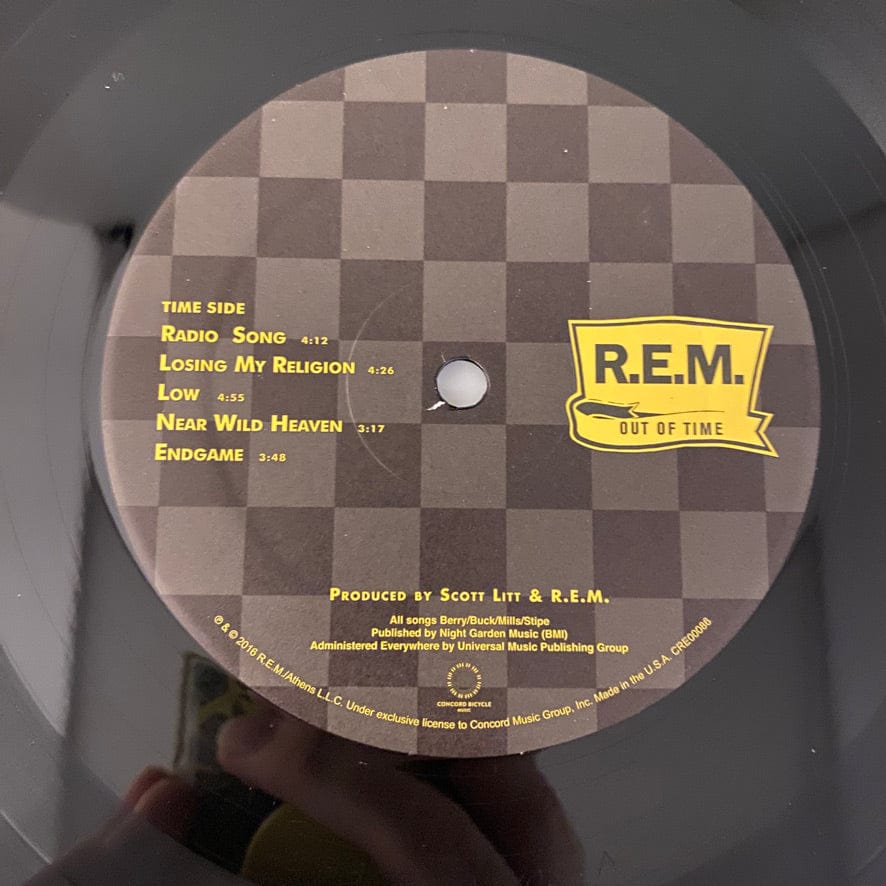 R.E.M. – Out Of Time LP USED NM/VG++ 2016 Pressing - Image 3