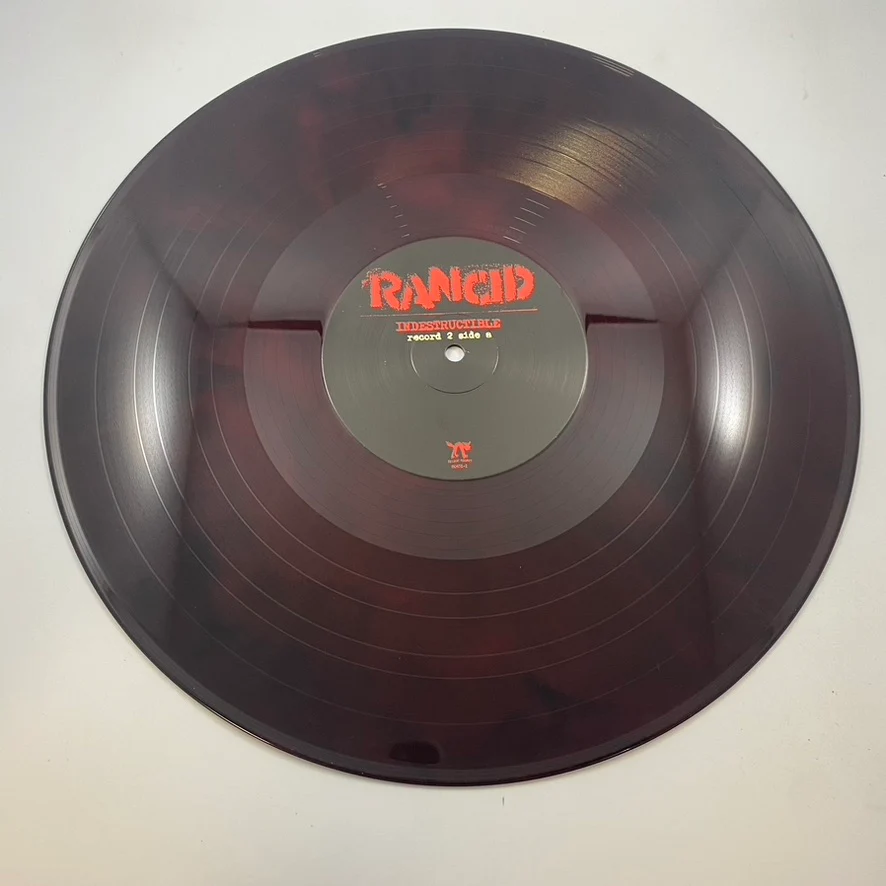 Rancid – Indestructible LP USED Vinyl VG+/VG+ Color Vinyl - Image 7