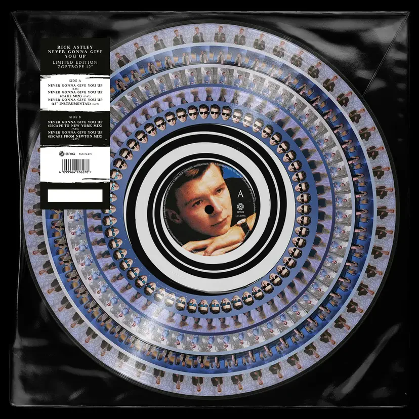 Rick Astley - Never Gonna Give You Up LP NEW ZOETROPE