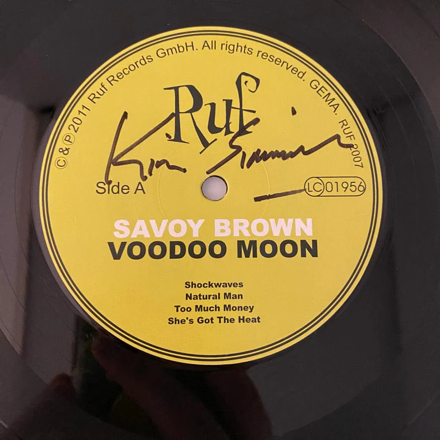 Savoy Brown – Voodoo Moon LP USED NM/NM Signed - Image 3