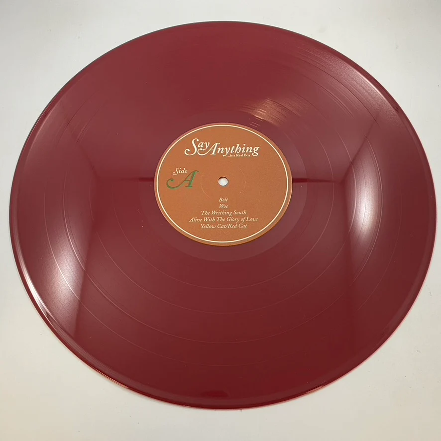 Say Anything – ...Is A Real Boy LP USED Vinyl NM/VG+ 2012 Ox Blood Color Vinyl - Image 3