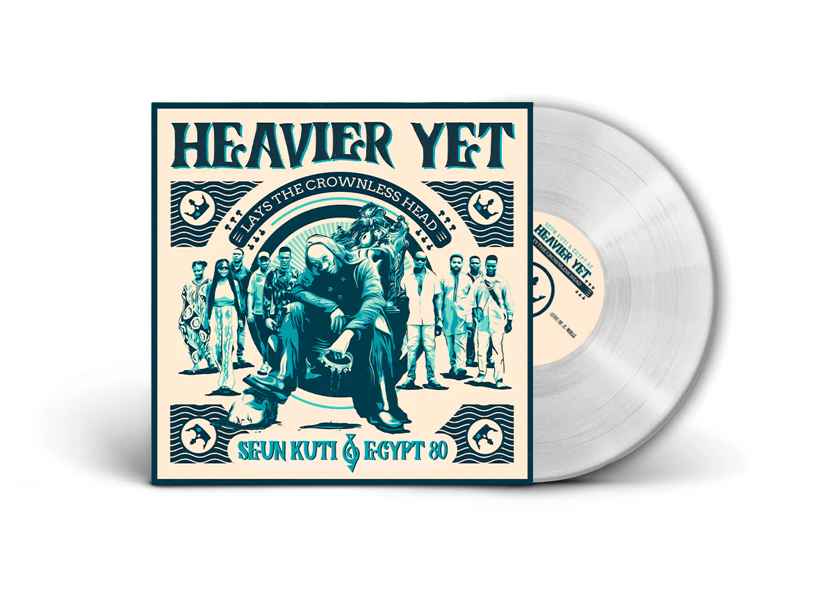Seun Kuti & Egypt 80 - Heavier Yet (Lays The Crownless Head) LP NEW CLEAR VINYL