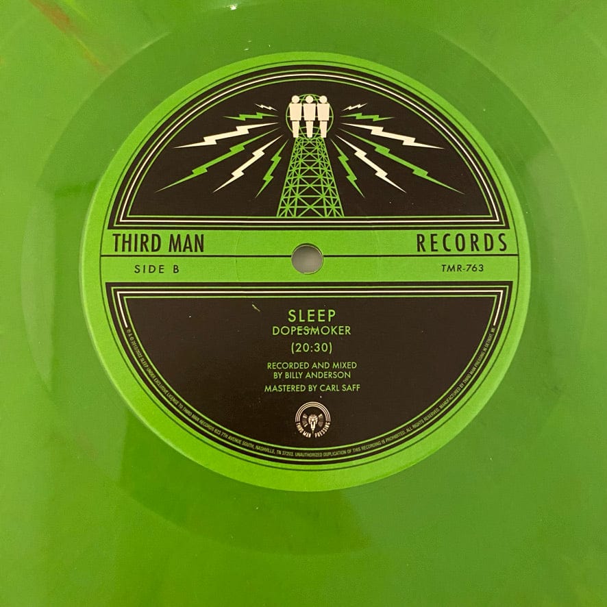 Sleep – Dopesmoker 4LP+7" USED NM/VG++ Box Set Green Vinyl w/ Patch Vault Club - Image 7
