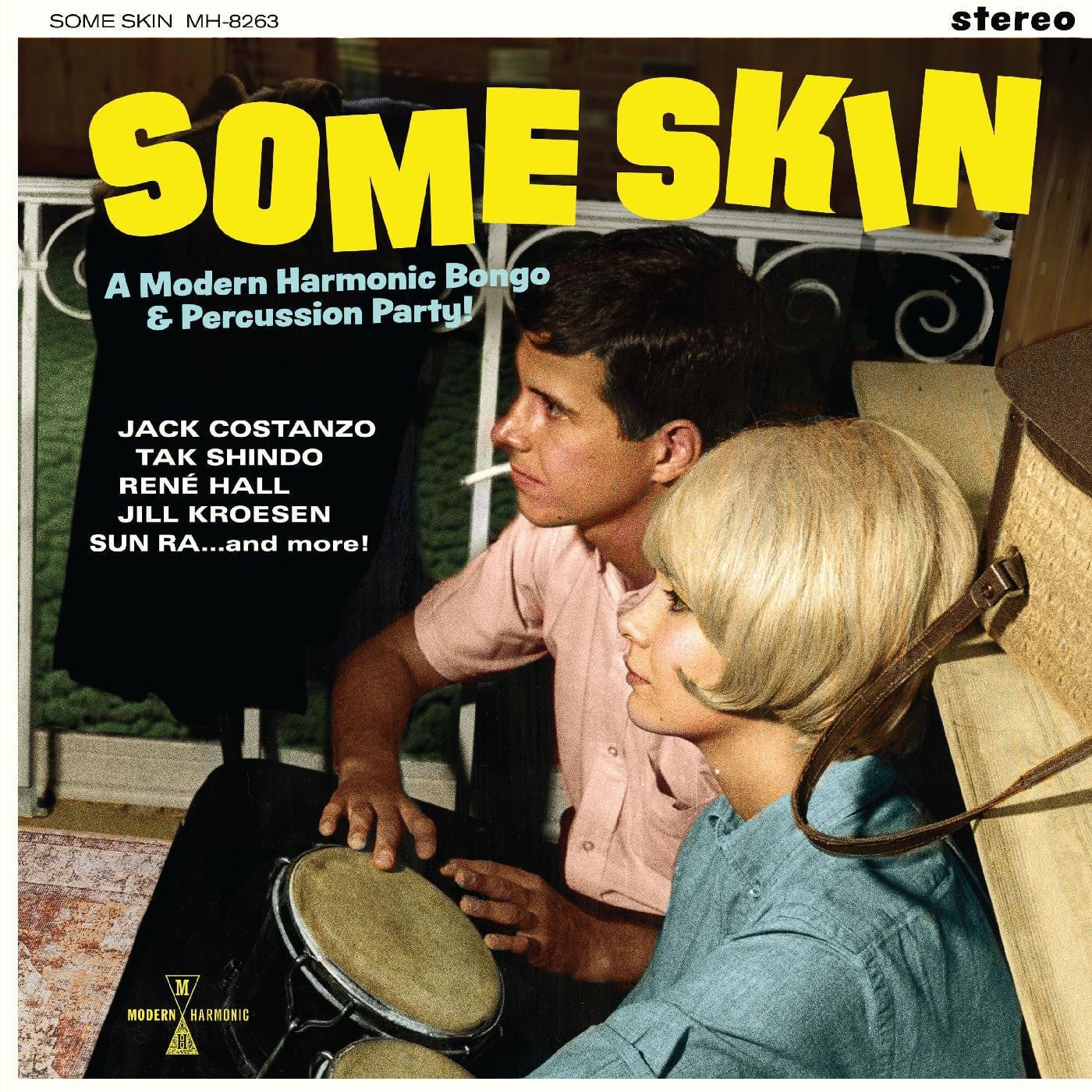 Some Skin: A Modern Harmonic Bongo & Percussion Party LP NEW Colored Vinyl