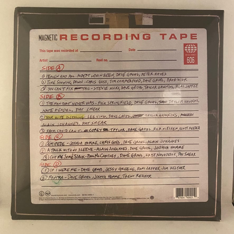 Sound City - Real To Reel 2LP USED NOS STILL SEALED - Image 2