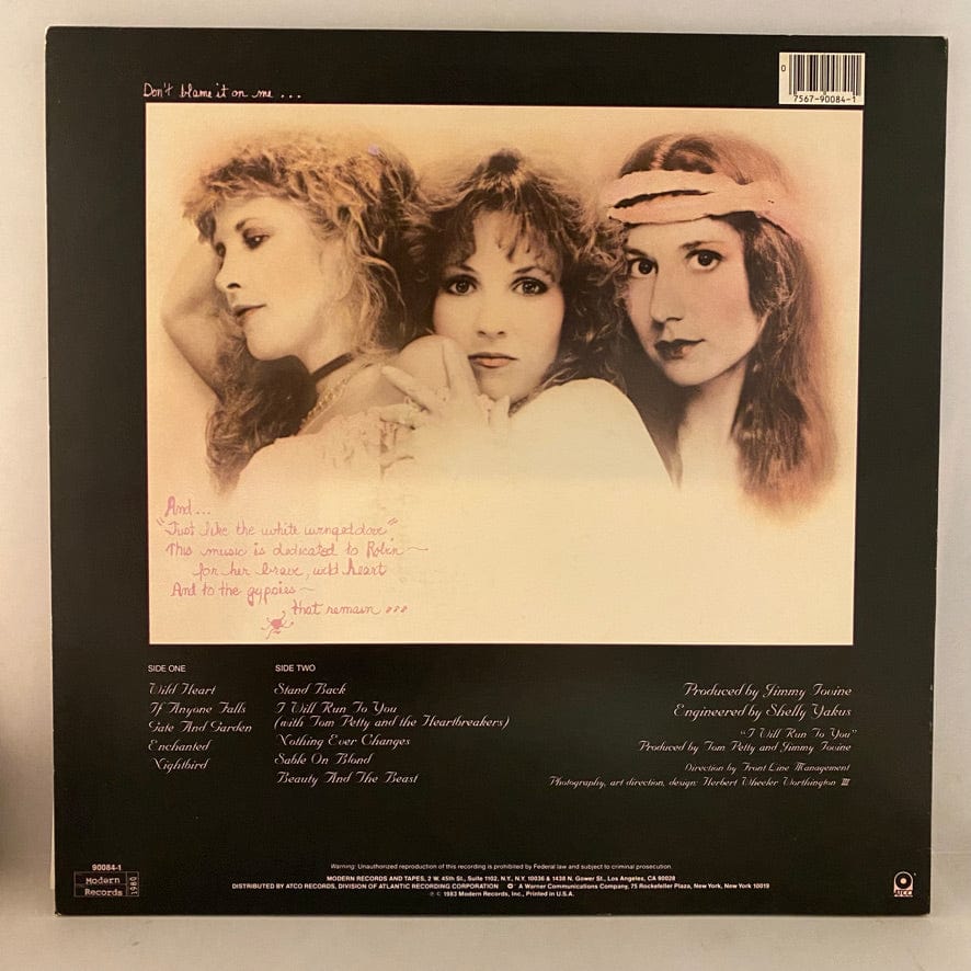 Stevie Nicks – The Wild Heart LP USED NM/VG++ 1983 Pressing - Image 2