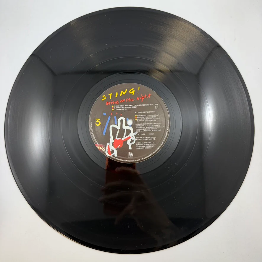 Sting – Bring On The Night LP USED Vinyl NM/VG++ - Image 3
