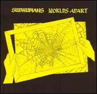 Subhumans - Worlds Apart LP NEW Colored Vinyl