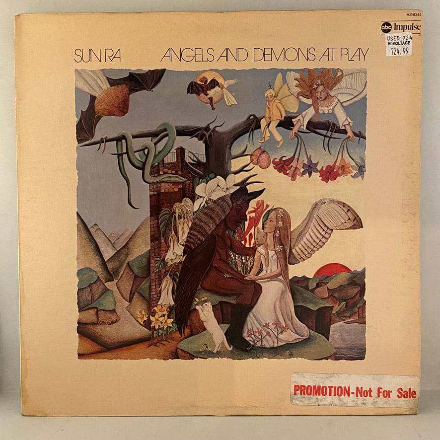 Sun Ra And His Myth Science Arkestra – Angels And Demons At Play LP USED VG++/VG 1974 White Label Promo