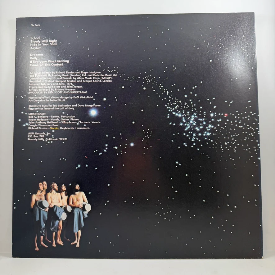 Supertramp – Crime Of The Century LP USED Vinyl NM/VG+ - Image 2