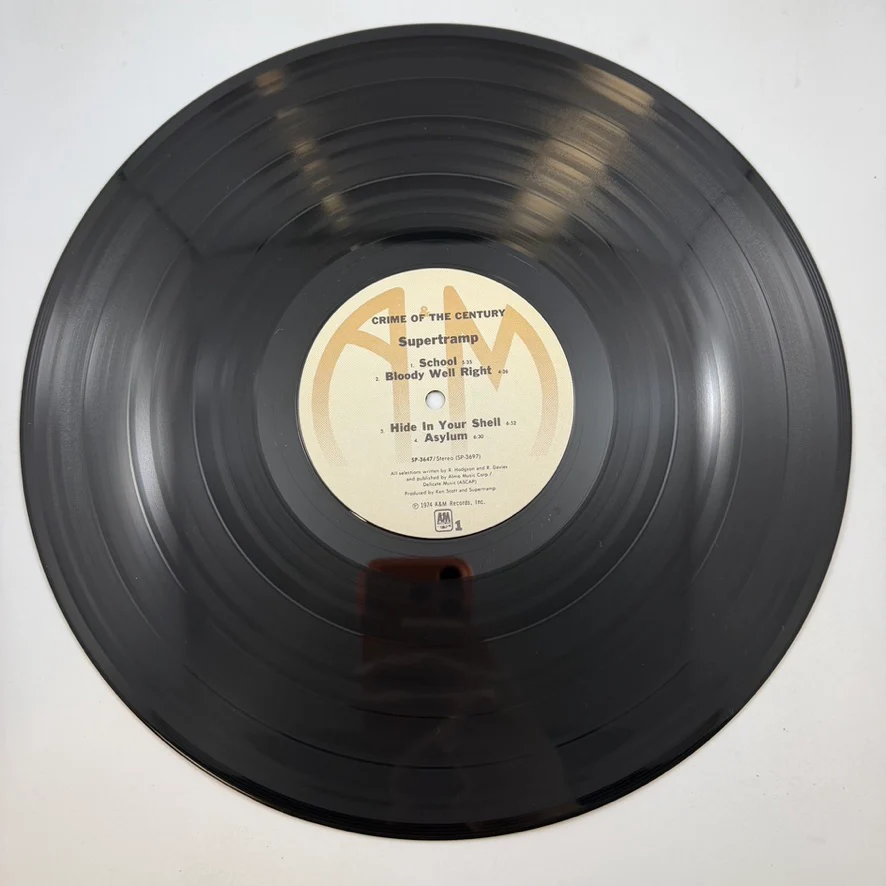 Supertramp – Crime Of The Century LP USED Vinyl NM/VG+ - Image 3