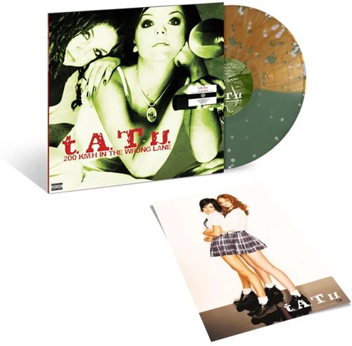 t.A.T.u - 200 km/ h In The Wrong Lane - Green/Gold Nugget splatter LP NEW