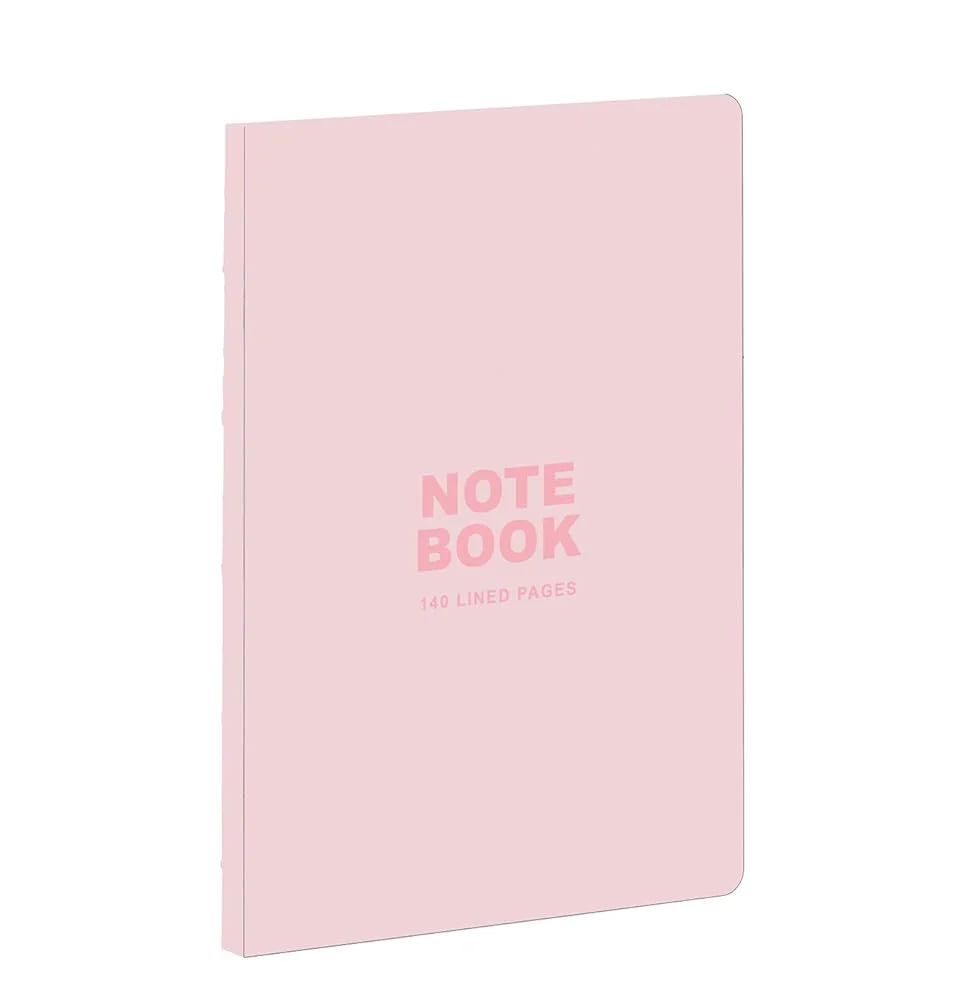 teNeues - A5 Notebook: Pastel Pink, 140 Lined Pages, Raw Sewn Spine, Lays Flat: Our A5 Size Standard Paperback Notebook by teNeues