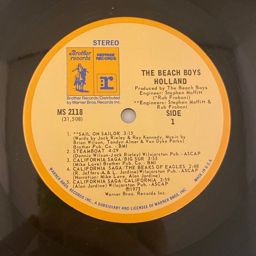The Beach Boys – Holland LP USED VG+/VG+ 1973 Pressing - NO 7" - Image 4