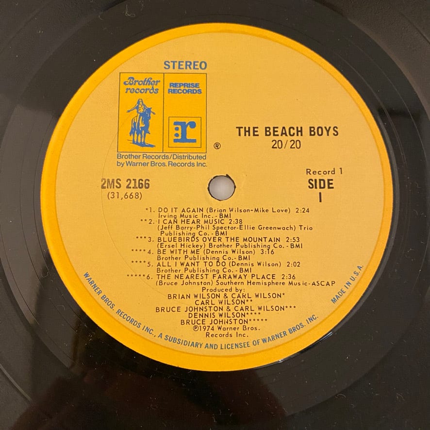 The Beach Boys – Wild Honey & 20/20 2LP USED NM/VG+ - Image 4